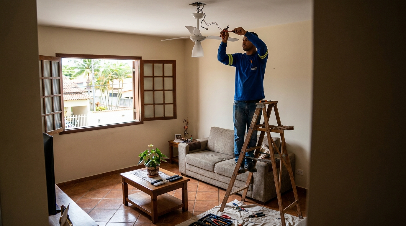 Reforço de Suporte no Teto em Florianópolis‑SC